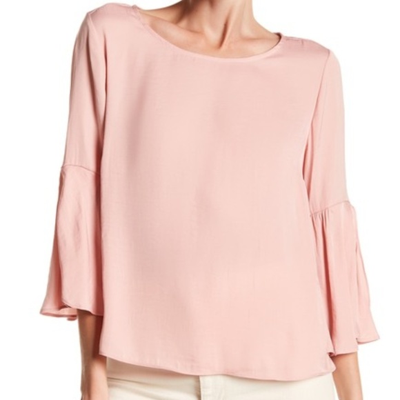 vince camuto bell sleeve blouse